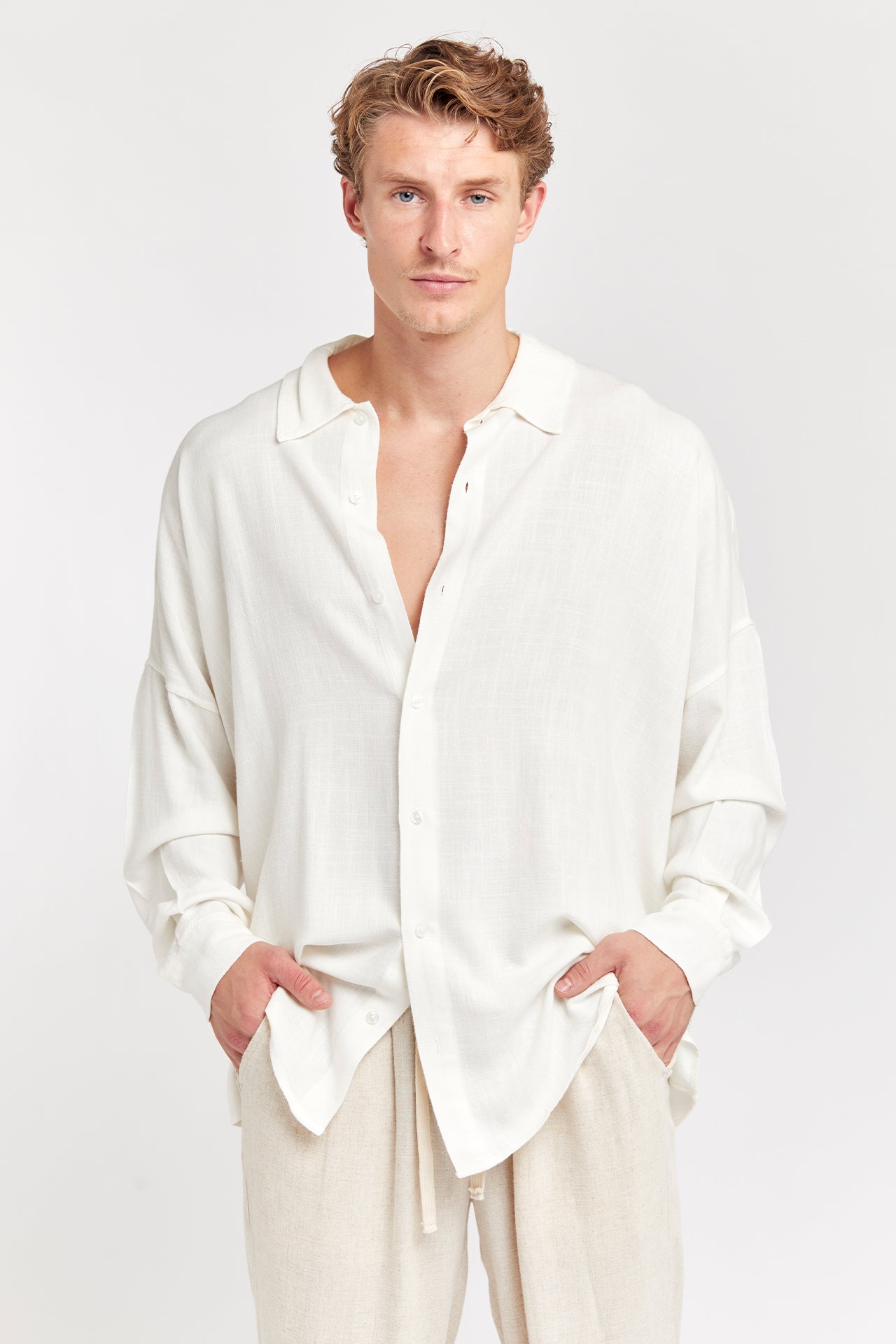 Oversized Linen Shirt