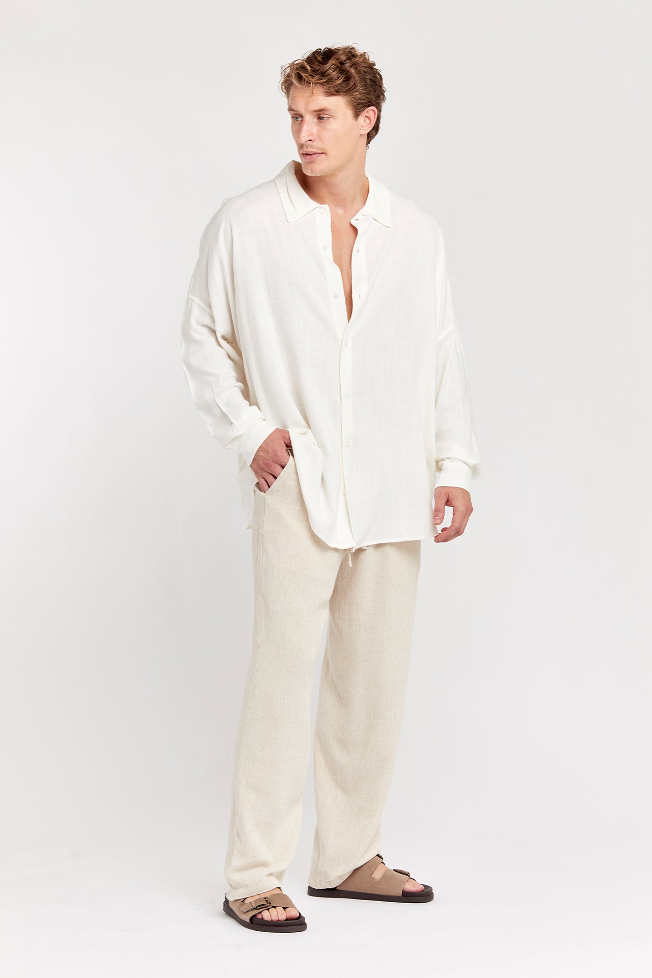 Oversized Linen Shirt