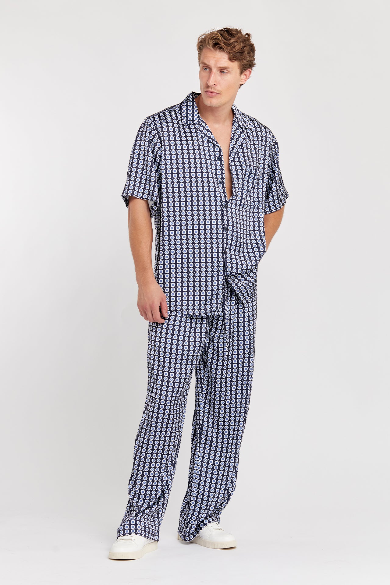 Sky Floral Set Shirt