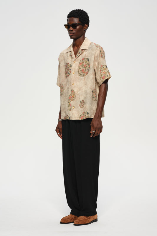 Linen Trousers Black