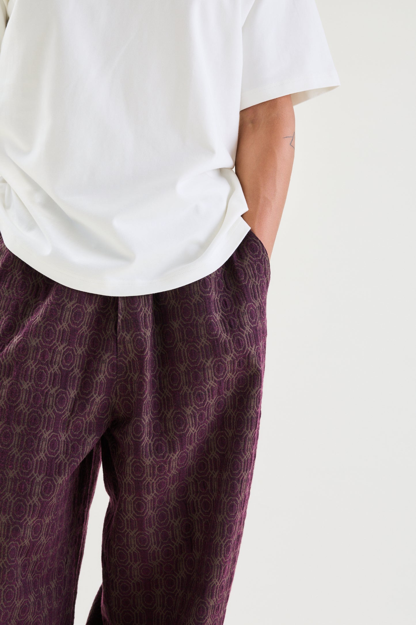 Loop Jacquard Trouser