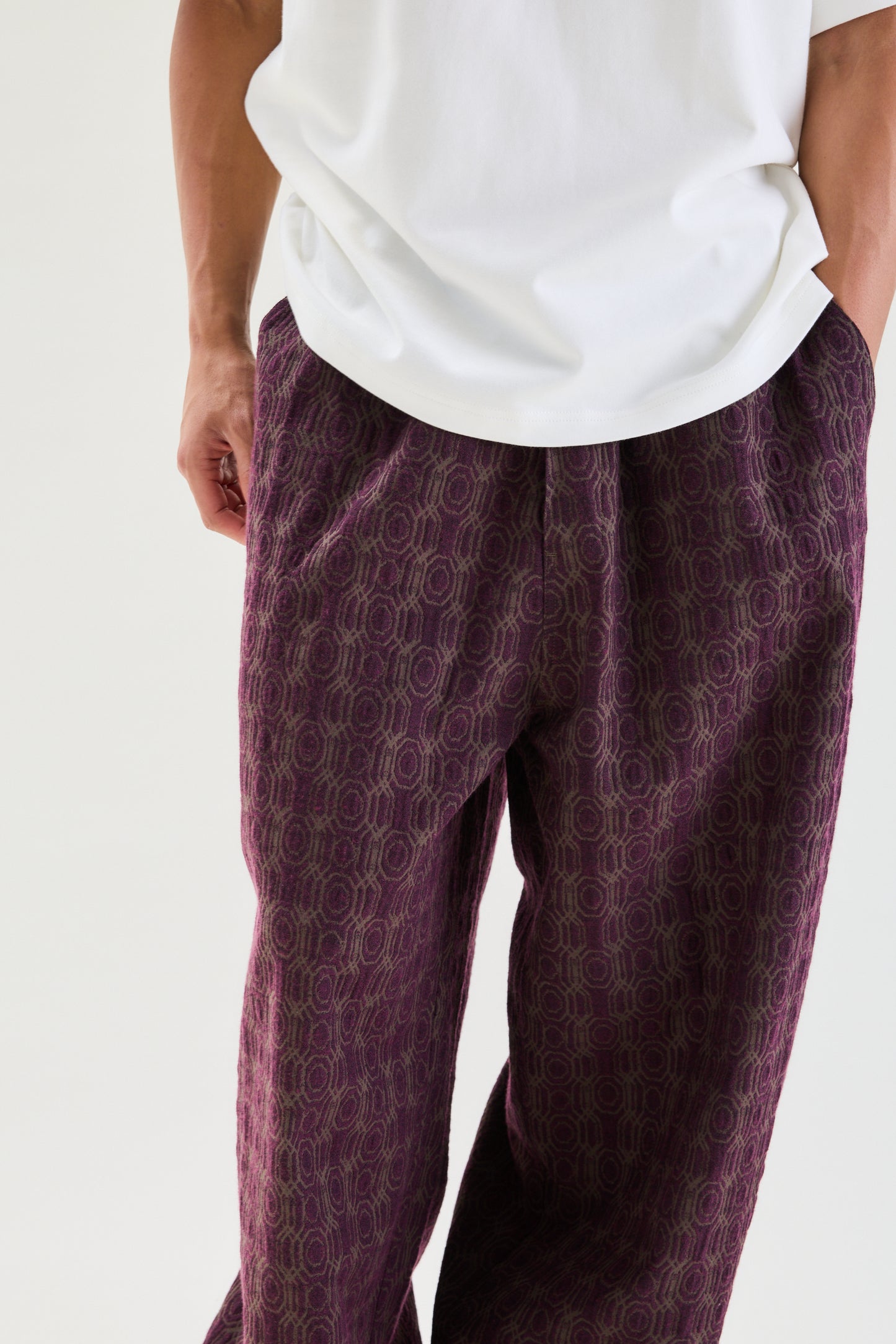 Loop Jacquard Trouser