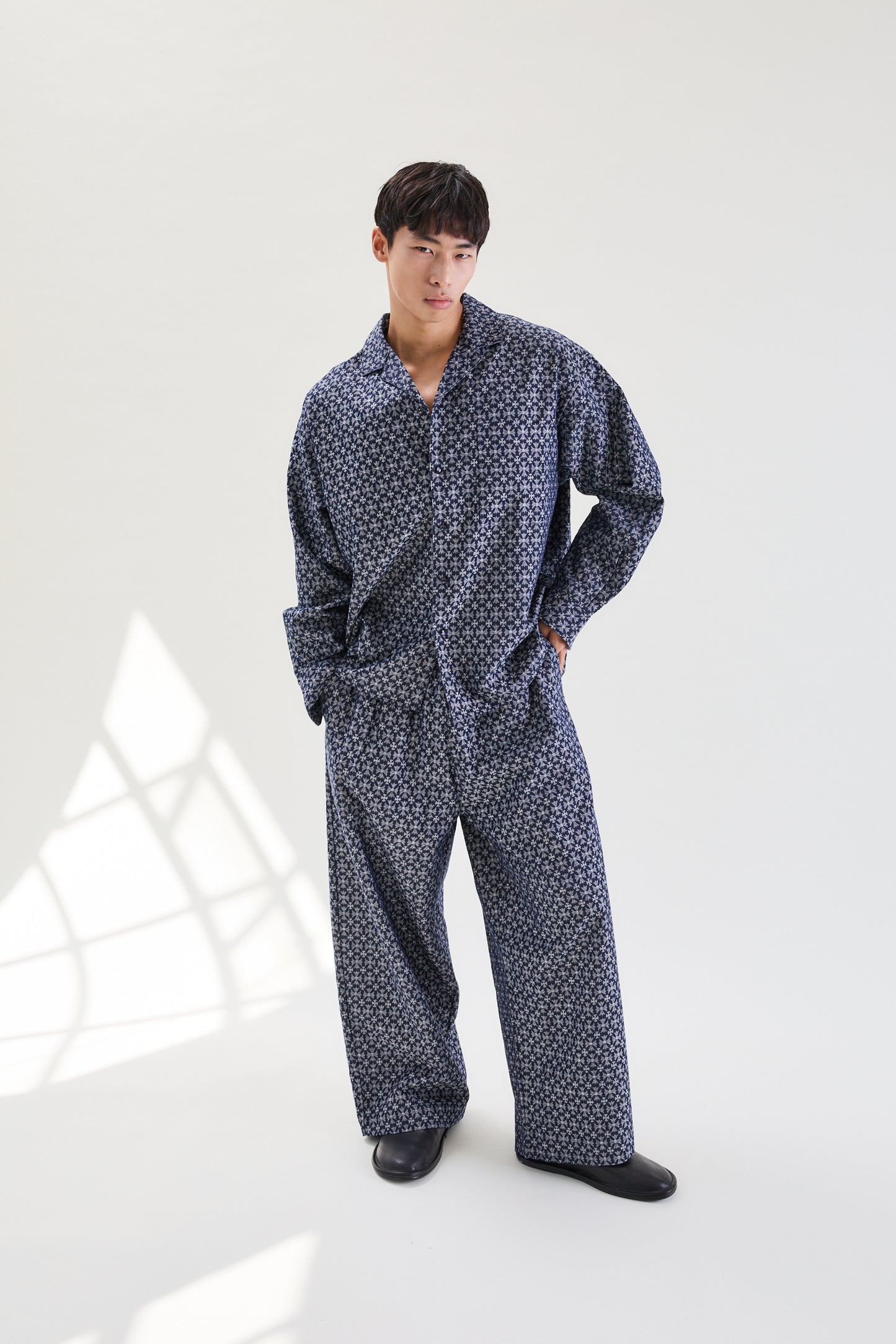 Chrome Navy Trousers