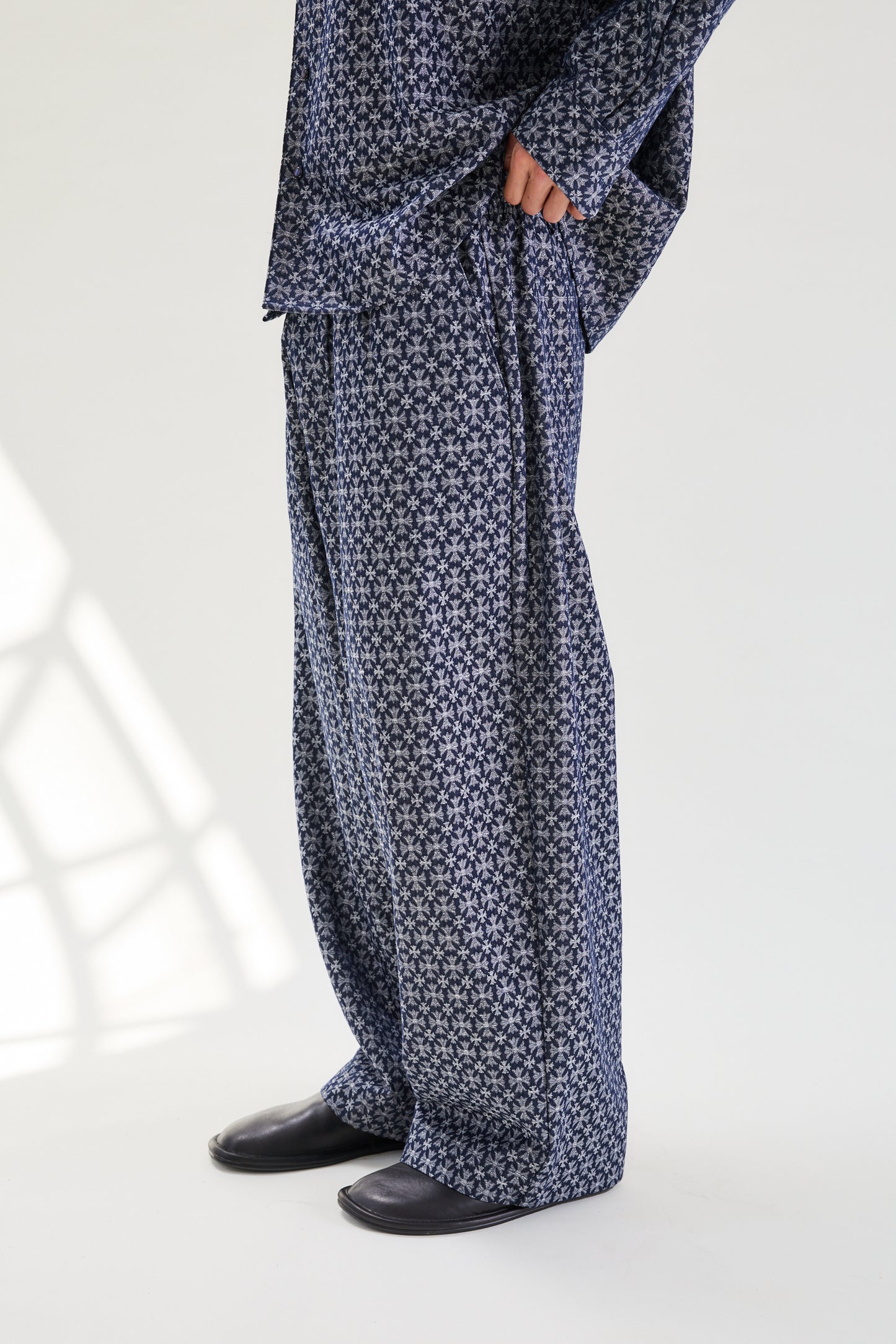 Chrome Navy Trousers