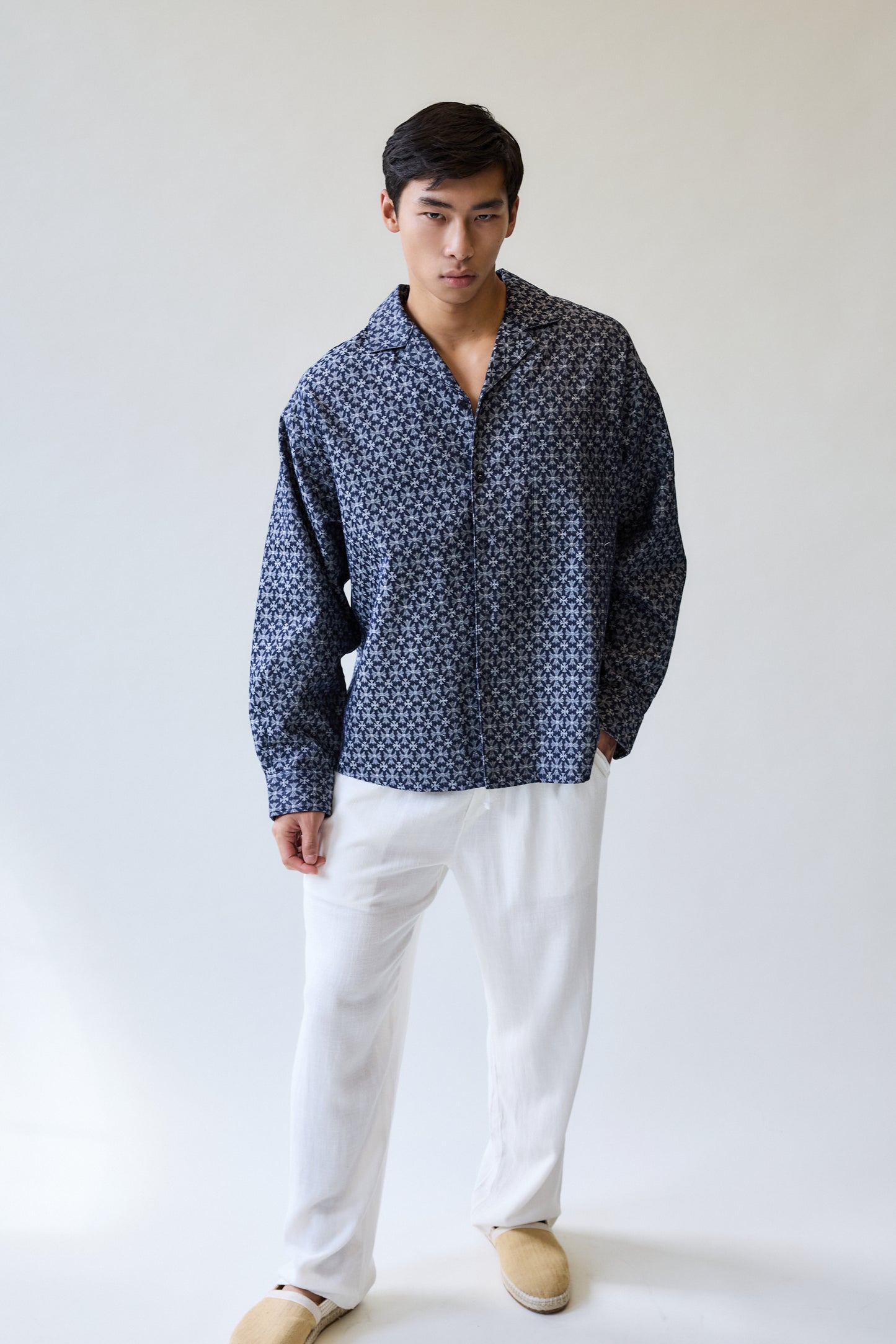 Chrome Navy Shirt