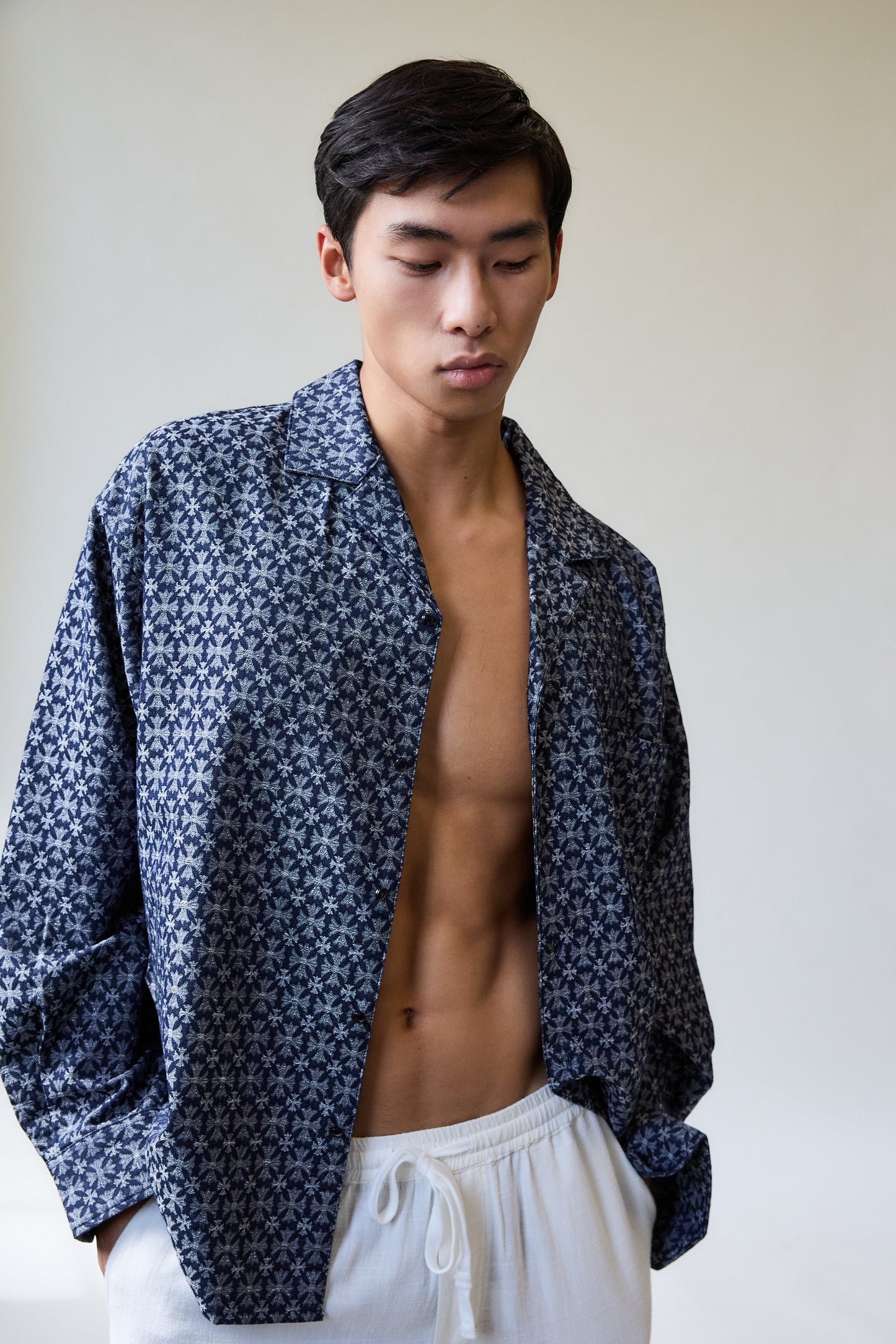 Chrome Navy Shirt
