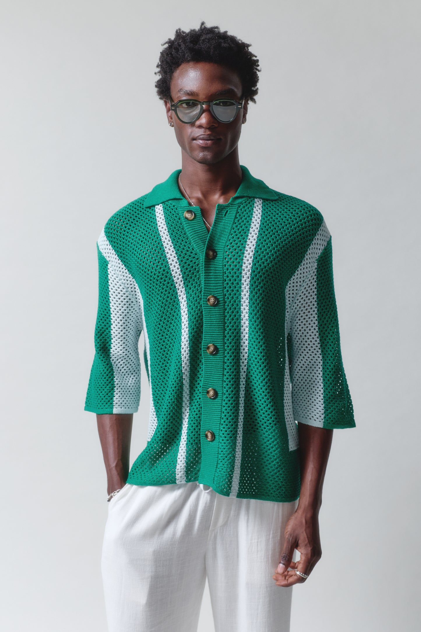 Verde Net Shirt