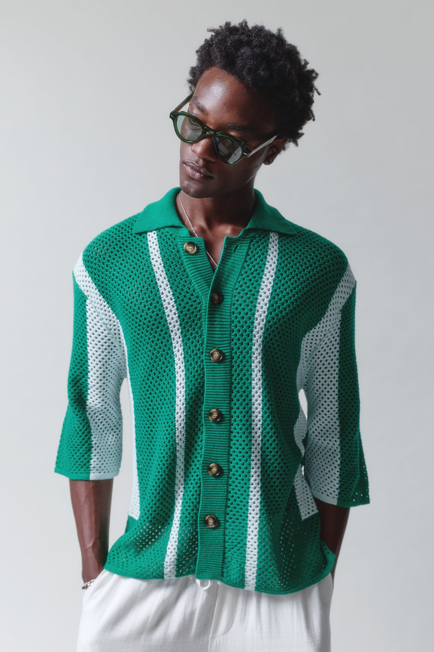 Verde Net Shirt