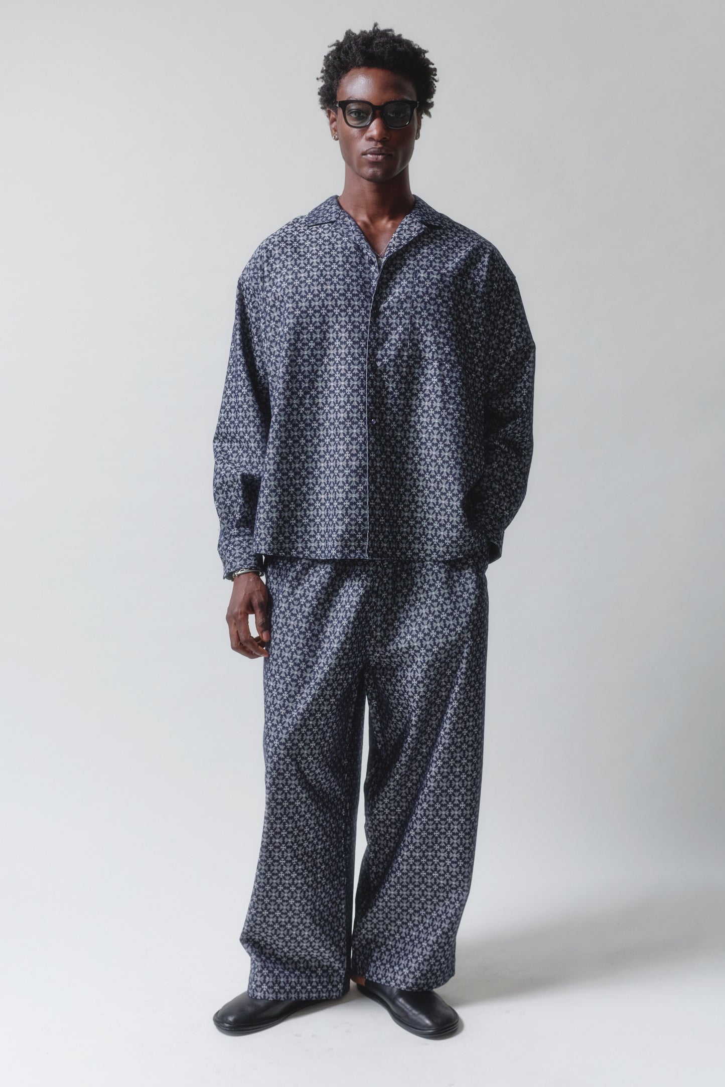 Chrome Navy Trousers