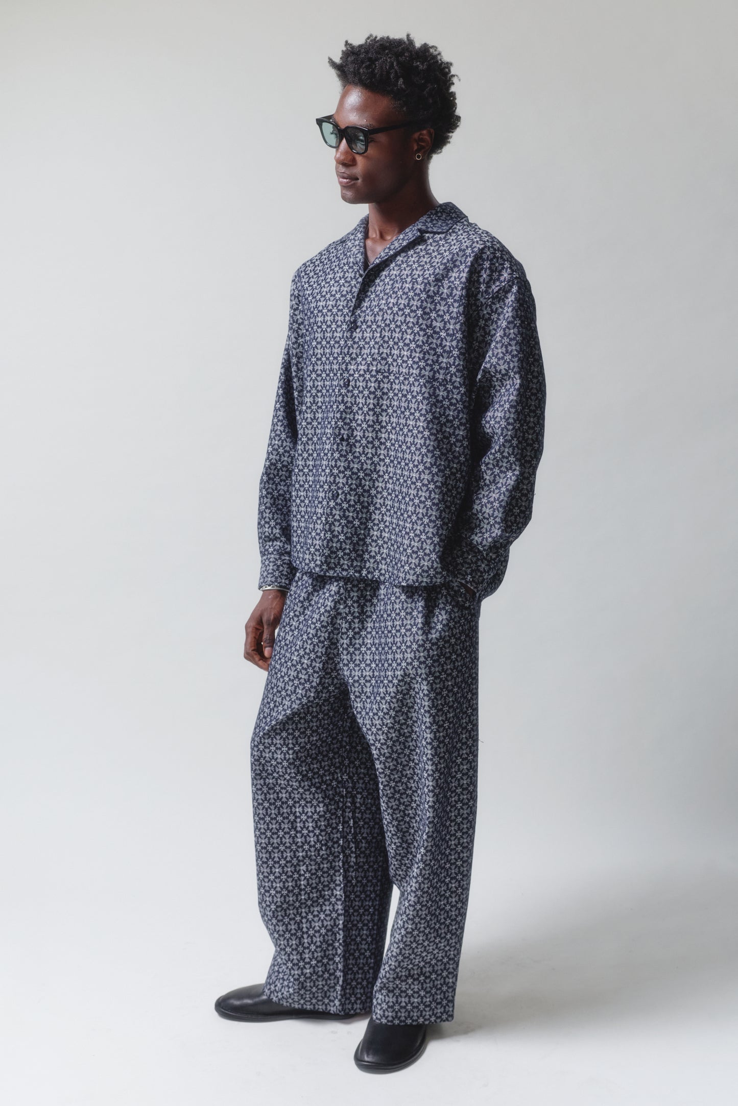 Chrome Navy Trousers