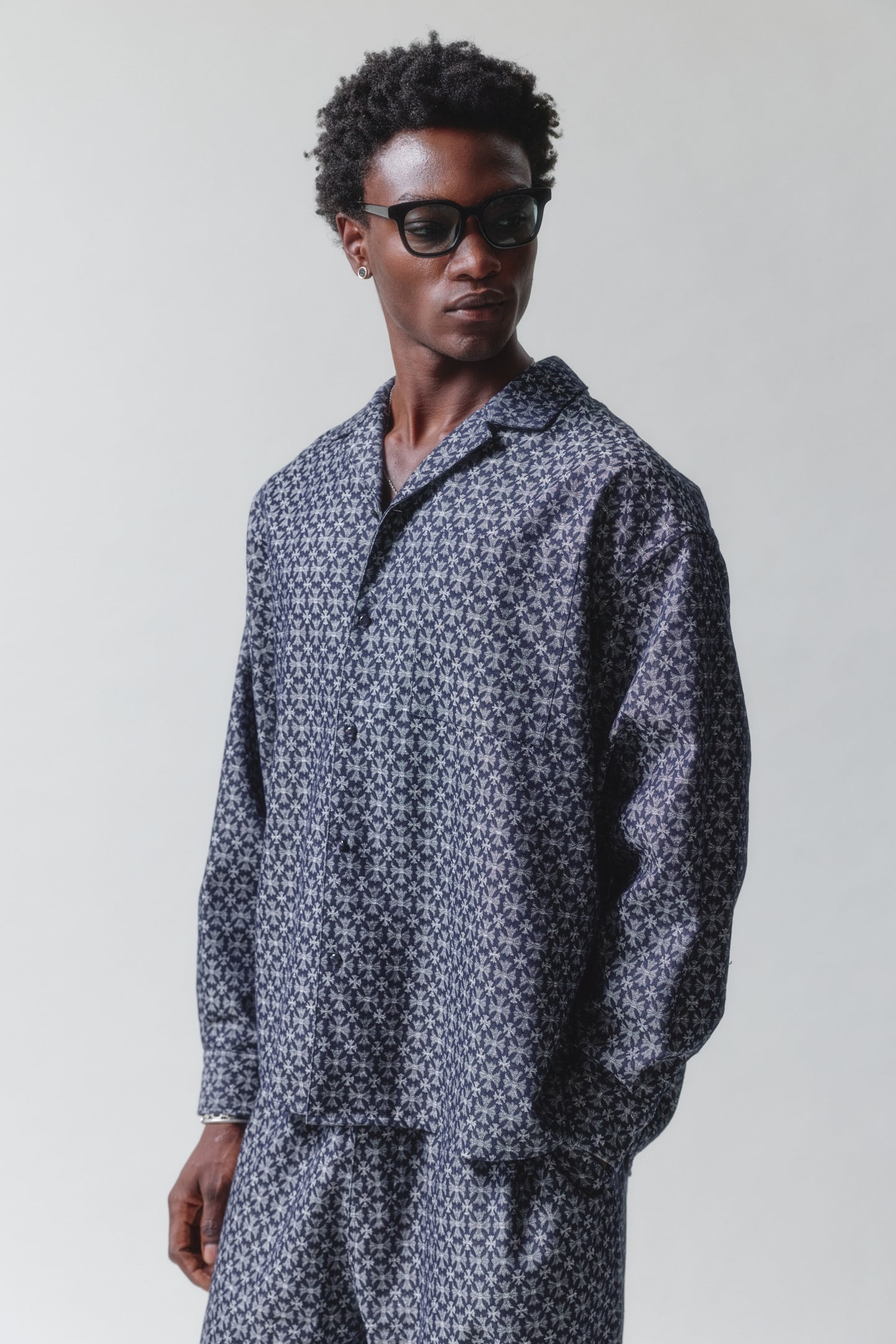 Chrome Navy Trousers