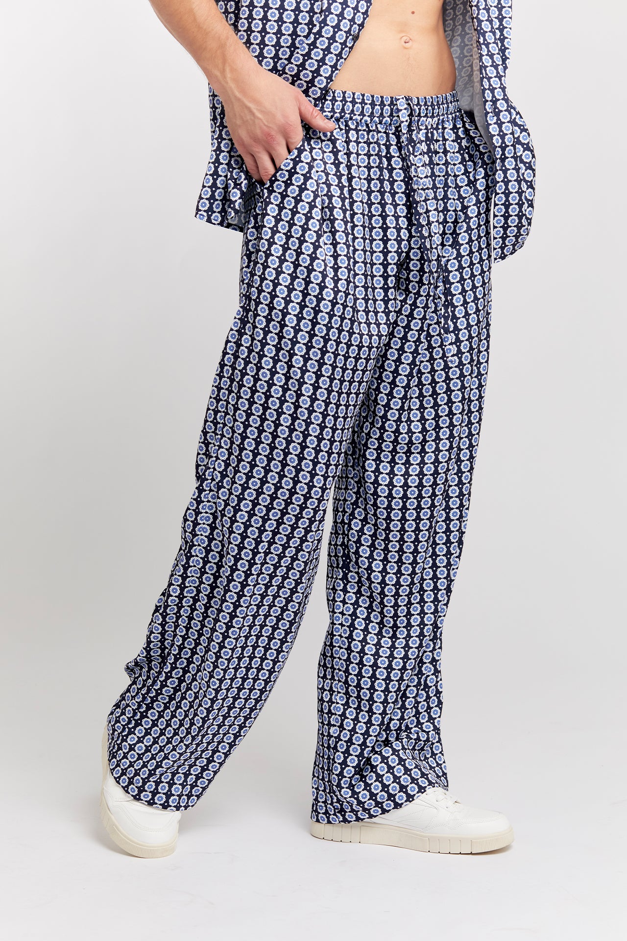 Sky Floral Set Trouser