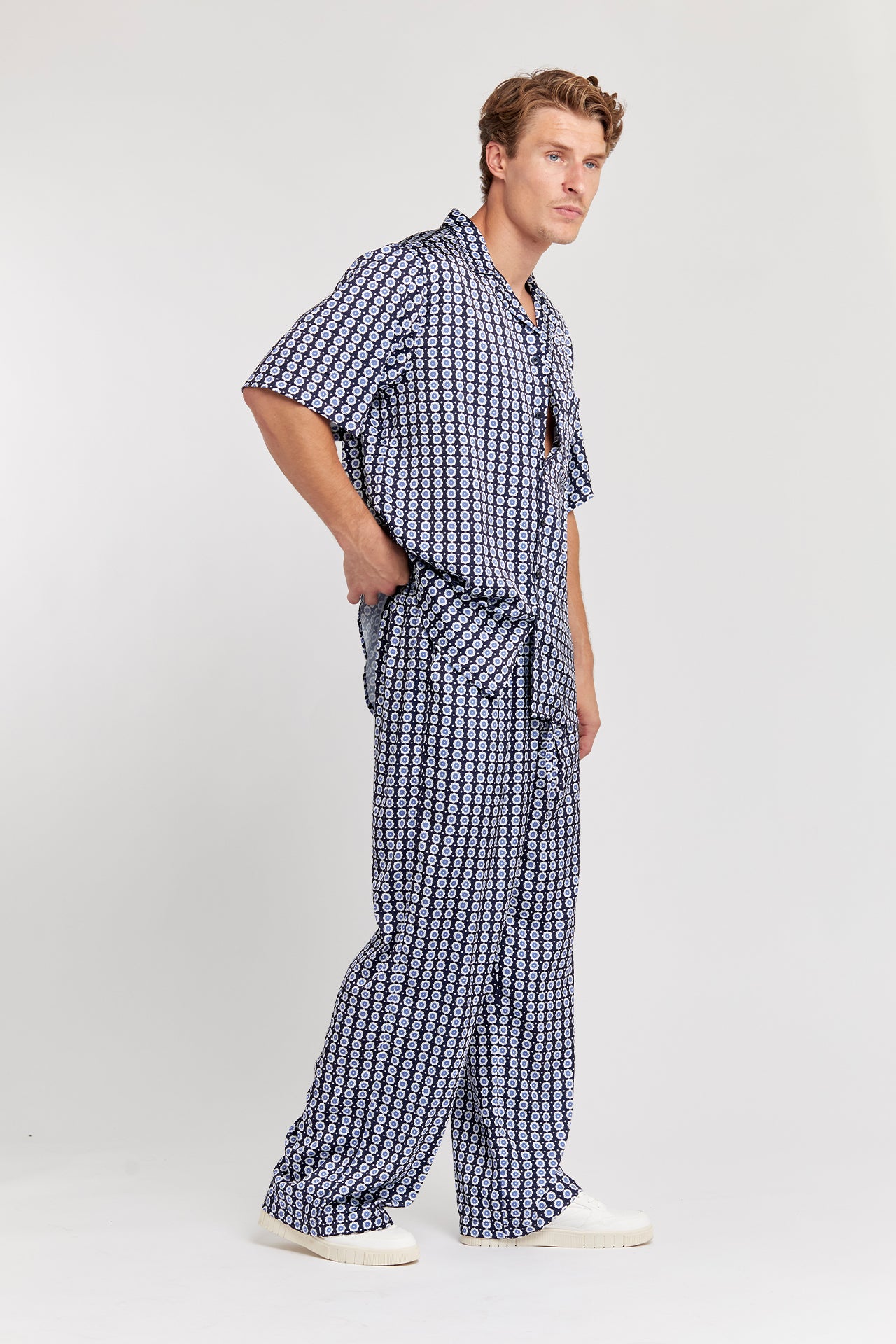 Sky Floral Set Trouser