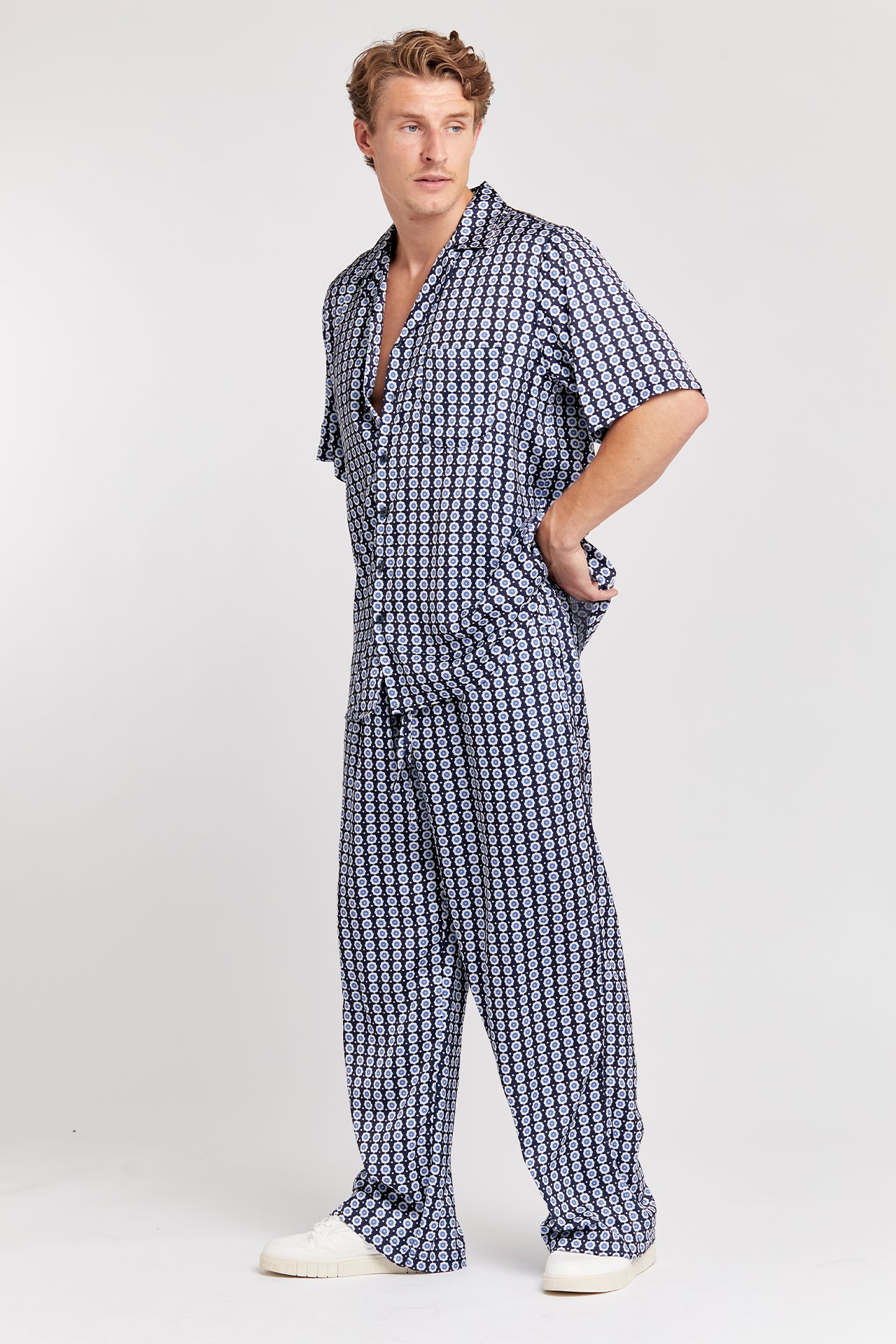 Sky Floral Set Trouser