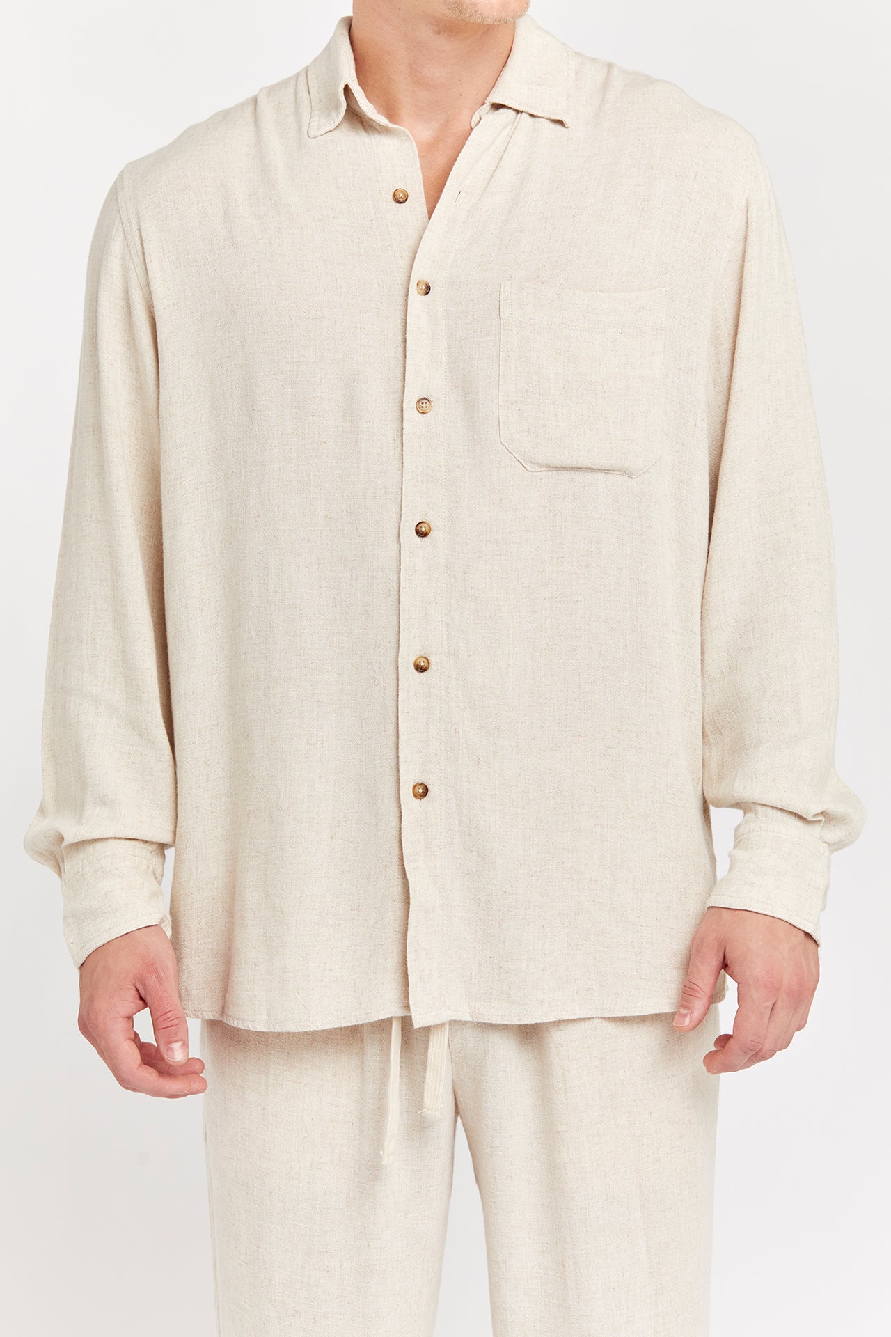 Linen - Shirt Beige