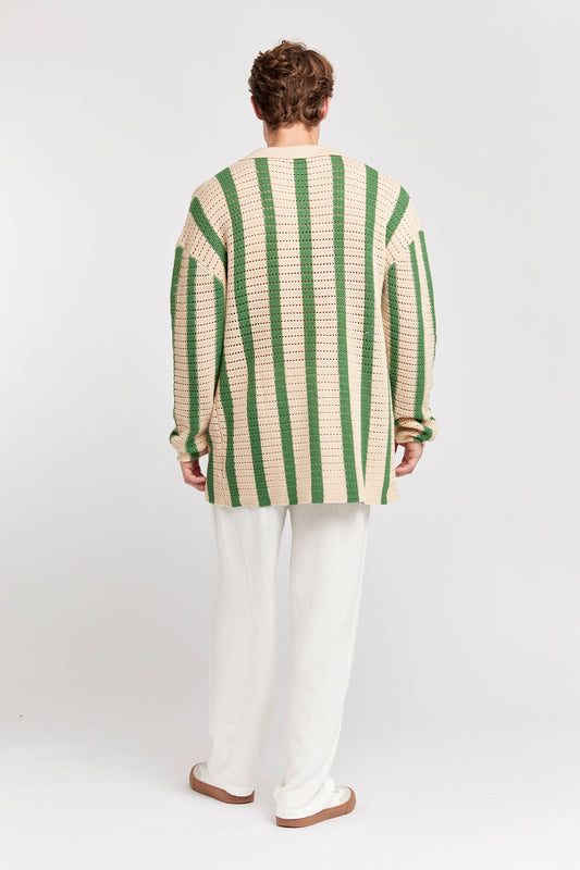 Stripe Knit Shirt