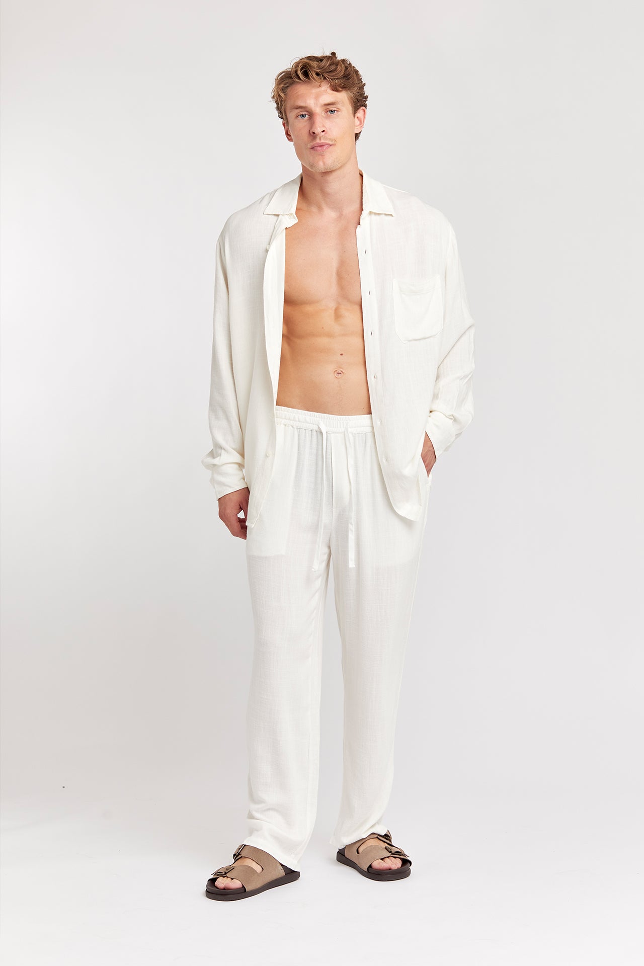 Linen - Trousers White