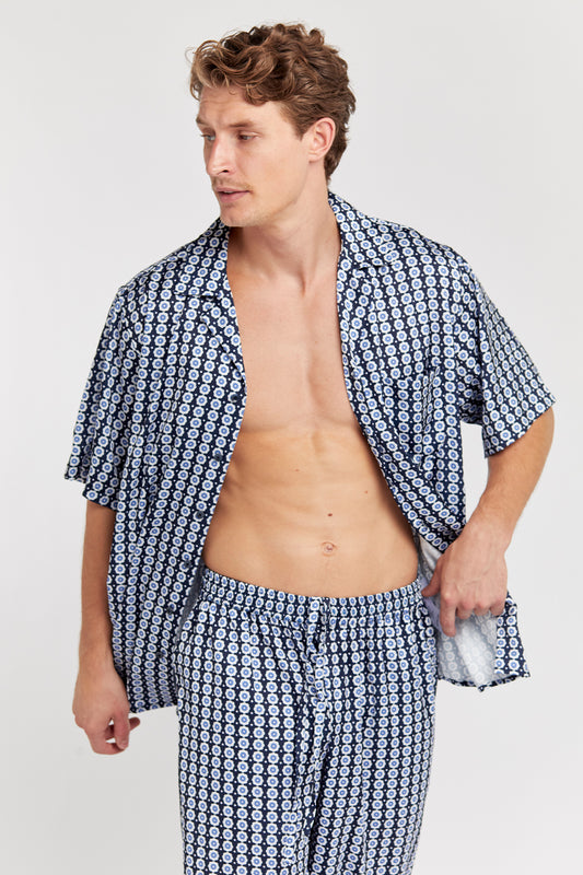 Sky Floral Set Shirt