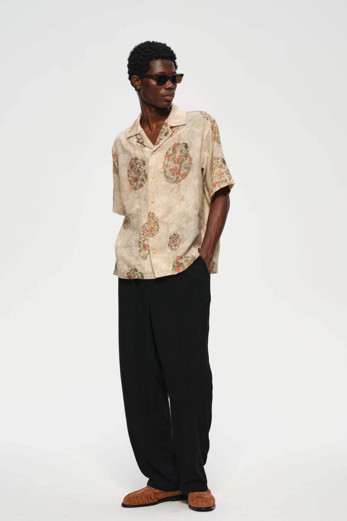 Linen Trousers Black