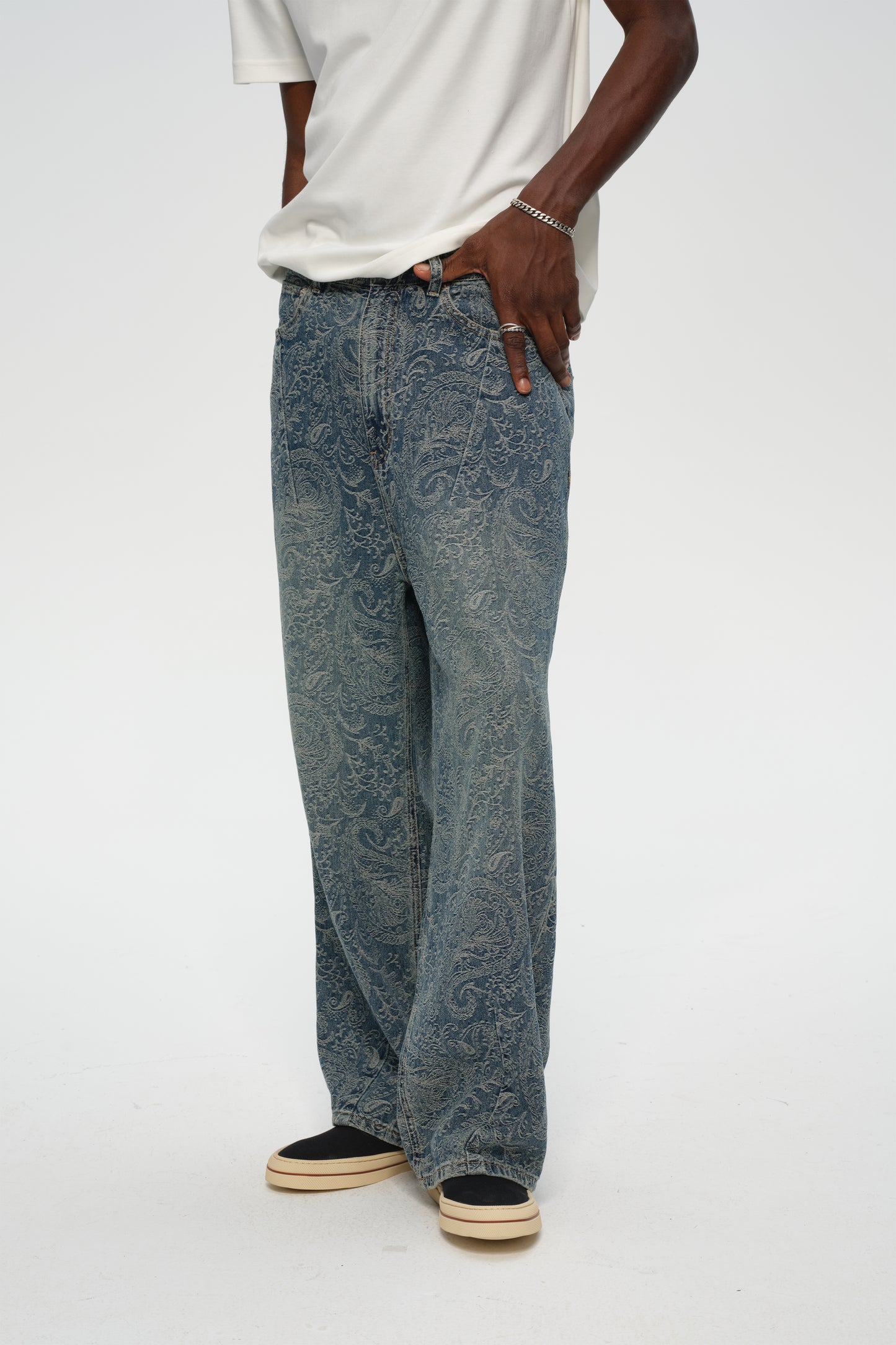 Etched Jeans
