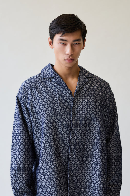 Chrome Navy Shirt
