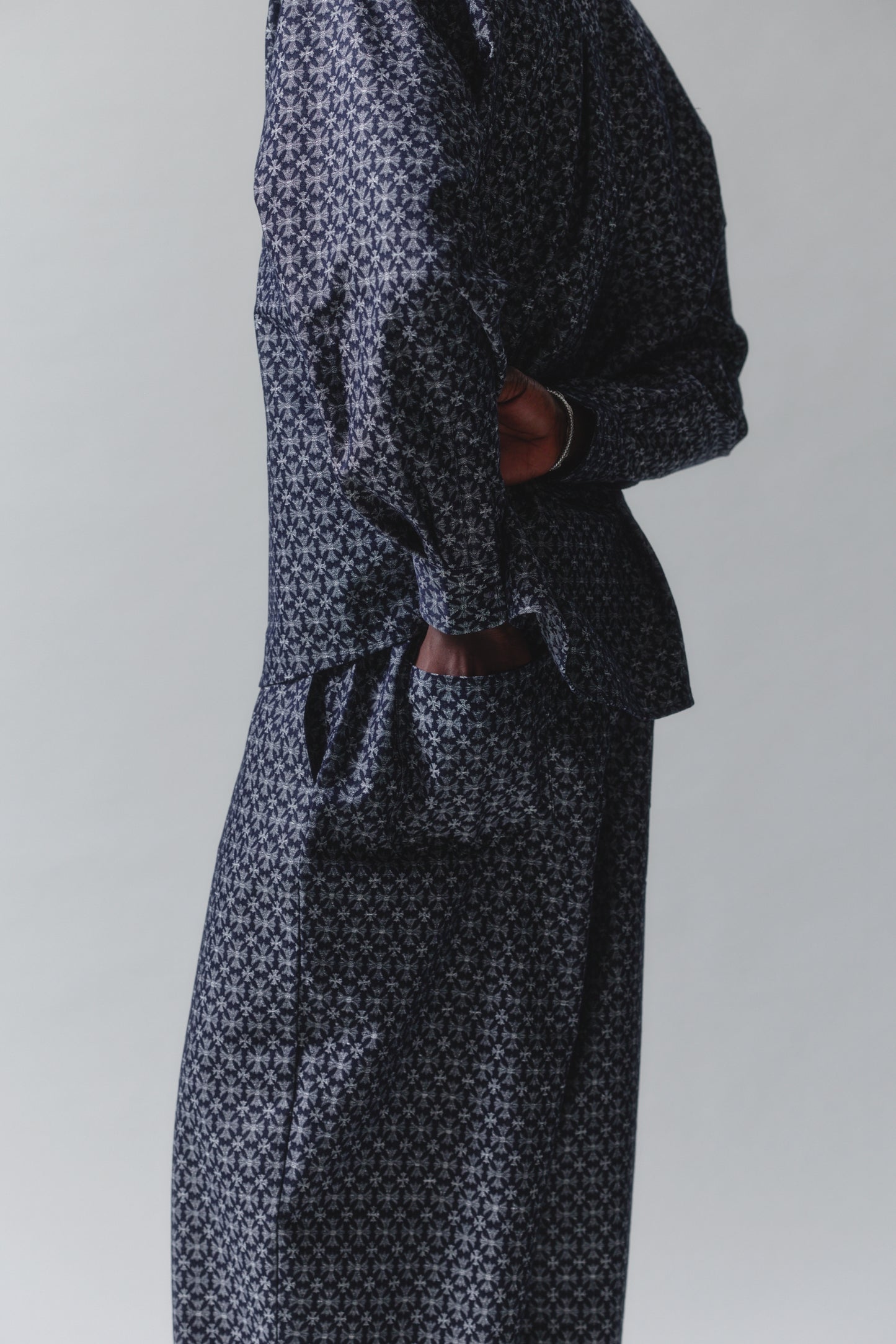 Chrome Navy Trousers