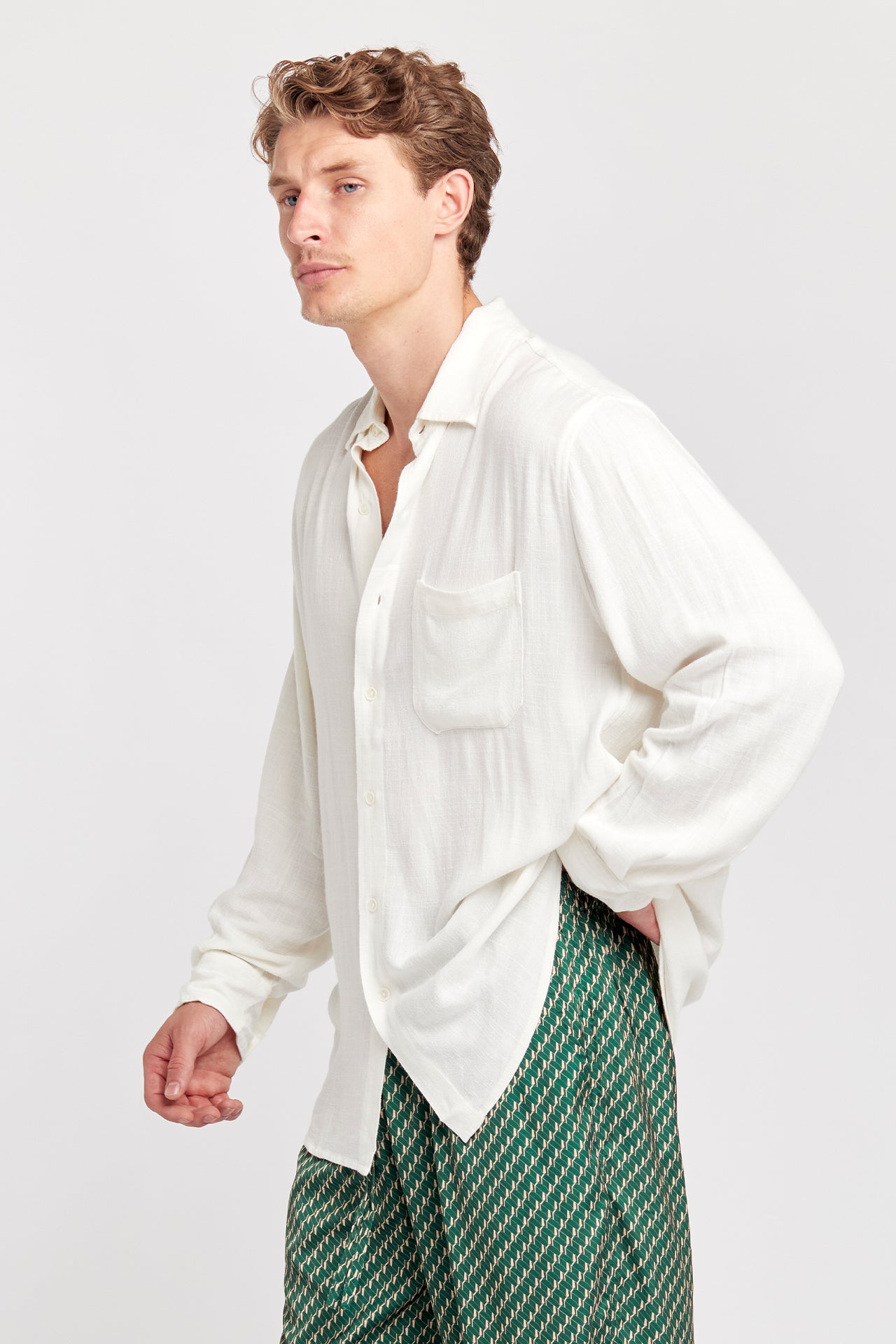 Linen - Shirt White