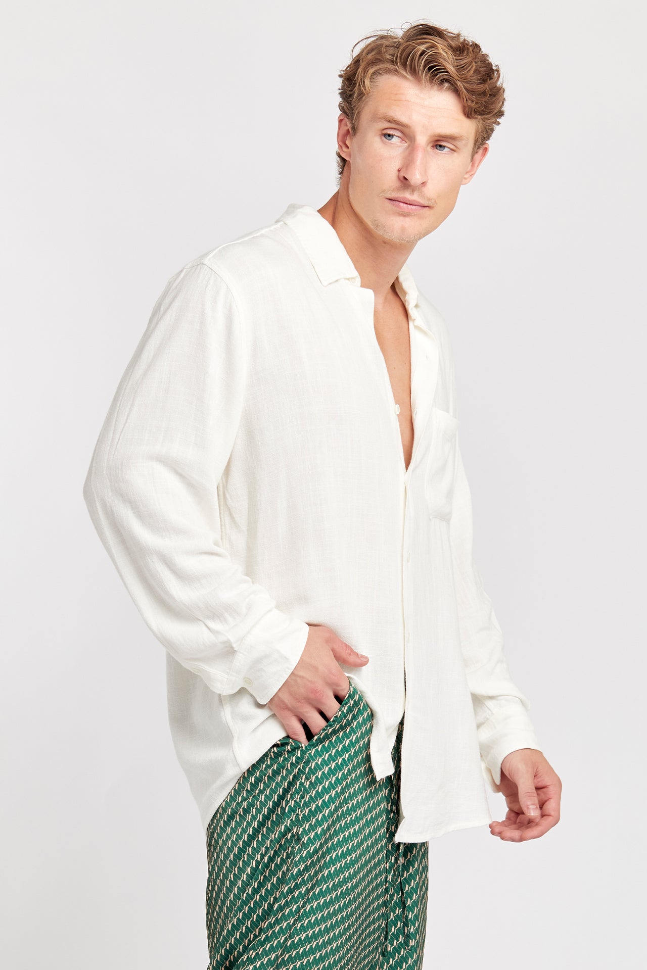 Linen - Shirt White