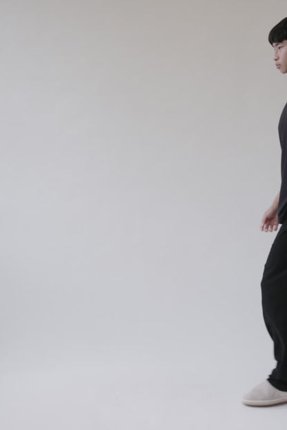 Linen Trousers Black
